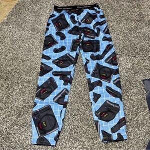 Peter Alexander Junior Blue Sega Video Game Pajama Pants 10 Thin Lightweight